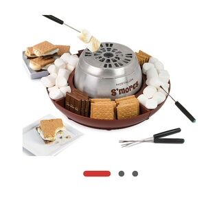Nostalgia LSM400 Electric Stainless Steel S'mores Maker